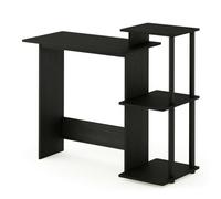 Walplus Furinno Efficient Home Laptop Notebook Computer Desk, Americano/black
