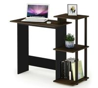 Walplus Furinno Efficient Home Laptop Notebook Computer Desk, Columbia Walnut/brown