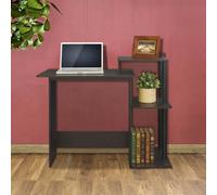 Walplus Furinno Efficient Home Laptop Notebook Computer Desk, Espresso/black
