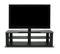 Walplus Furinno Entertainment Center Tv Stand, Easy To Assemble Tv Unit Black
