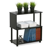 Walplus Furinno Flexi 3-Tier Rack Multipurpose Espresso