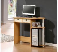 Walplus Furinno Go Green Home Laptop Notebook Computer Desk/table, Beech/ivory/white