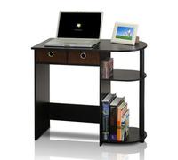 Walplus Furinno Go Green Home Laptop Notebook Computer Desk/table, Espresso/black/brown