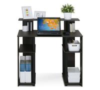 Walplus Furinno Jaya Simple Design Computer Writing Desk, Walnut