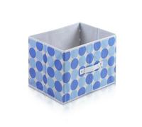 Walplus Furinno Laci Dot Design Non-Woven Fabric Soft Storage Organizer, Blue