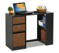 Walplus Furinno Modern Computer Study Desk, Espresso