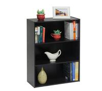 Walplus Furinno Pasir 3-Tier Open Shelf, Espresso