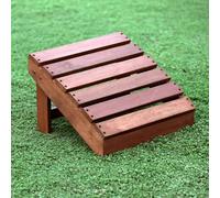 Walplus Furinno Tioman Hardwood Adirondack Footstool In Teak Oil
