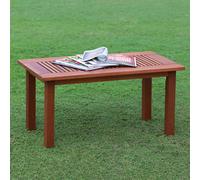 Walplus Furinno Tioman Hardwood Outdoor Coffee Table In Teak Oil, Natural