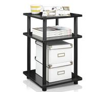 Walplus Furinno Turn-N-Tube Easy Assembly Multipurpose Shelf, Blackwood