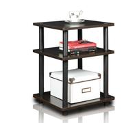 Walplus Furinno Turn-N-Tube Easy Assembly Multipurpose Shelf, Espresso