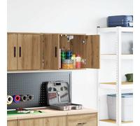 Walplus Garage Wall Cabinet Artisan Oak Engineered Wood