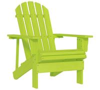 Walplus Garden Adirondack Chair Solid Fir Wood Green