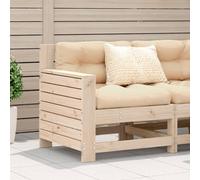 Walplus Garden Armrest Sofa 69X62X70.5 Cm Solid Wood Pine - Cushion Not Included