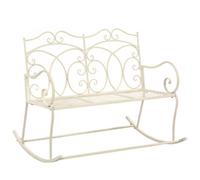 Walplus Garden Bench 104 Cm Iron Antique White