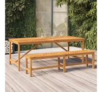 Walplus Garden Bench 180 Cm Solid Wood Acacia
