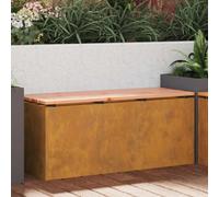 Walplus Garden Bench Rusty 100 X 40 X 43 Cm Weathering Steel