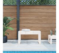 Walplus Garden Bench White 80X38X45 Cm Solid Wood Pine