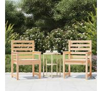 Walplus Garden Chairs 2 Pcs 60X48X91 Cm Solid Wood Pine