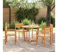 Walplus Garden Chairs 4 Pcs 50X53X80 Cm Solid Wood Acacia