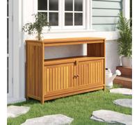 Walplus Garden Console Table 110X35X75 Cm Solid Wood Acacia