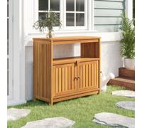 Walplus Garden Console Table 80X35X75 Cm Solid Wood Acacia