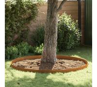 Walplus Garden Lawn Edging Rusty 450 X 15 Cm Weathering Steel