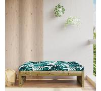 Walplus Garden Outdoor Footstool 120X80 Cm Impregnated Wood Pine