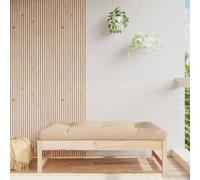 Walplus Garden Outdoor Footstool 120X80 Cm Solid Wood Pine
