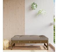 Walplus Garden Outdoor Footstool Honey Brown 120X80 Cm Solid Wood Pine