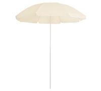Walplus Garden Parasol With Steel Pole Sand 180 Cm