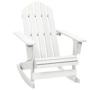 Walplus Garden Rocking Chair Wood White