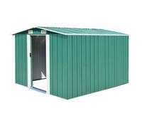 Walplus Garden Shed 257X298X178 Cm Metal Green