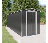 Walplus Garden Shed Anthracite 192X606X223 Cm Galvanised Steel