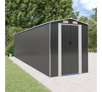 Walplus Garden Shed Anthracite 192X772X223 Cm Galvanised Steel