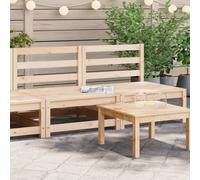 Walplus Garden Sofas Armless 2 Pcs 70X70X67 Cm Solid Wood Pine