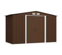 Walplus Garden Storage Shed Brown 257X205X178 Cm Steel