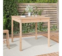 Walplus Garden Table 82.5X82.5X76 Cm Solid Wood Pine