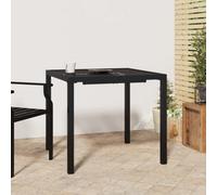 Walplus Garden Table Anthracite 80X80X72 Cm Steel