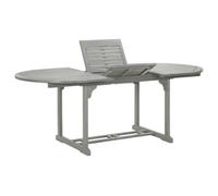 Walplus Garden Table Grey 200X100X75 Cm Solid Acacia Wood