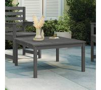 Walplus Garden Table Grey 82.5X82.5X45 Cm Solid Wood Pine