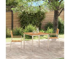 Walplus Gardenchair 2 Pcs Brown 56X54.5X87Cm Solidacaciawood