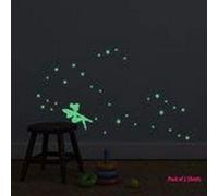 Walplus Glow in Dark Fairy Wall Sticker, Vinyl Multi-Colour, 21 x 14.8 x 5 cm
