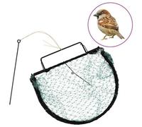 Walplus Green Bird Trap 30 Cm Steel - Humane Live Catch For Gardens & Farms