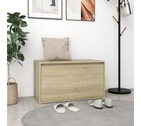 Walplus Hall Bench 80X40X45 Cm Sonoma Oak Engineered Wood