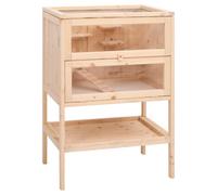 Walplus Hamster Cage 55X40X80 Cm Solid Wood Fir
