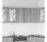 Walplus Hanging Cabinet Lyon Grey Sonoma 60X31X60 Cm Engineered Wood