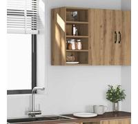 Walplus Hanging Cabinet Riga Artisan Oak 30X29.5X60 Cm Engineered Wood