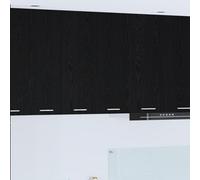 Walplus Hanging Cabinet Riga Black Oak 60 X 31 X 80 Cm Engineered Wood