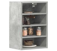 Walplus Hanging Cabinet Riga Concrete Grey 40X29.5X60 Cm Engineered Wood